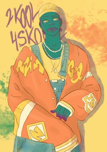 Portada de revista ilustrada