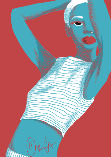 Portada de revista ilustrada